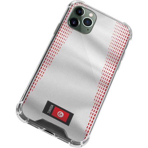 Tunisia Soccer Flag iPhone 12 Pro Clear Case