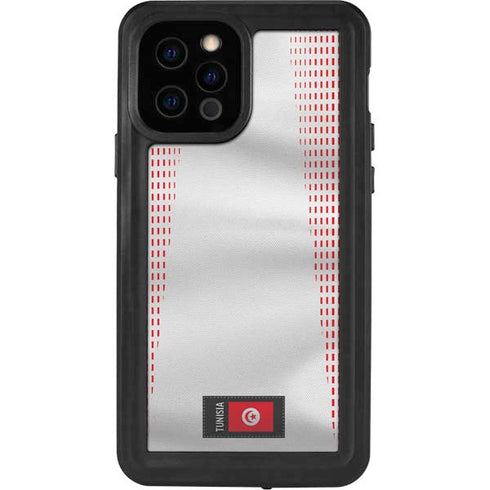 Tunisia Soccer Flag iPhone 12 Pro Waterproof Case
