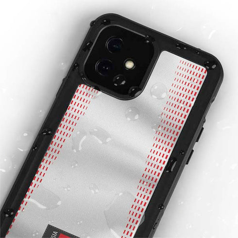 Tunisia Soccer Flag iPhone 12 Waterproof Case