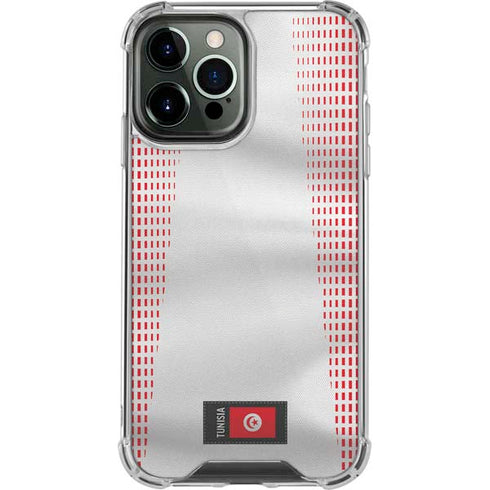 Tunisia Soccer Flag iPhone 13 Pro Max Clear Case