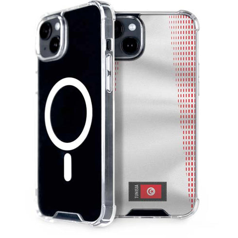 Tunisia Soccer Flag iPhone 15 Plus MagSafe Case