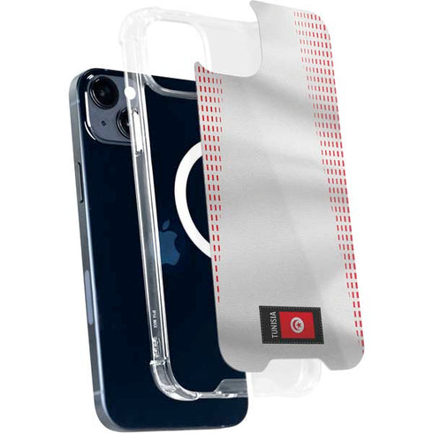 Tunisia Soccer Flag iPhone 15 Plus MagSafe Case