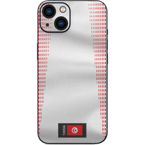 Tunisia Soccer Flag iPhone 14 Plus Skin
