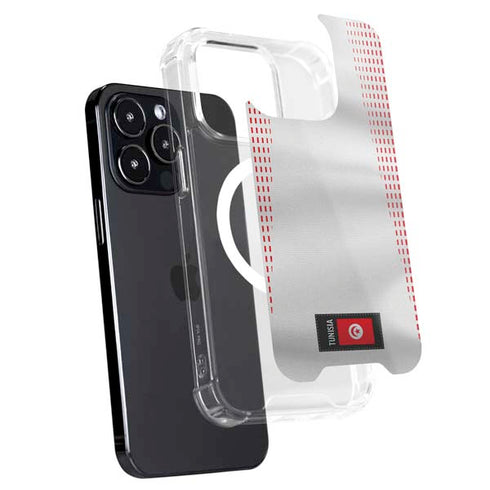 Tunisia Soccer Flag iPhone 15 Pro MagSafe Case