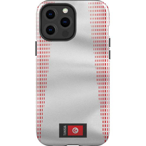 Tunisia Soccer Flag iPhone 14 Pro Max Impact Case