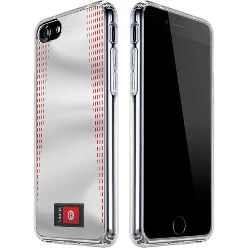 Tunisia Soccer Flag iPhone SE (2nd & 3rd Gen) Clear Case