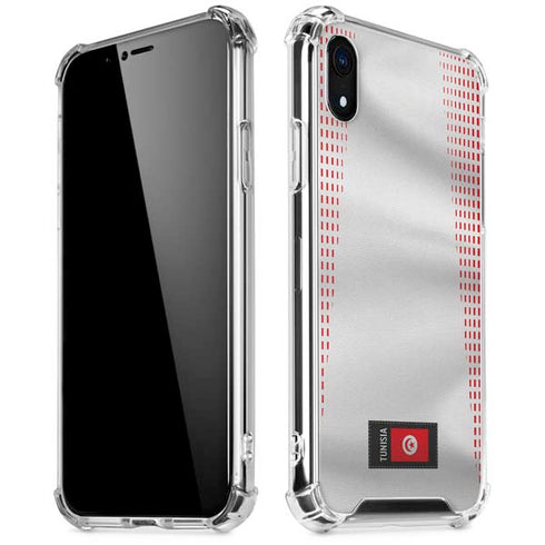 Tunisia Soccer Flag iPhone XR Clear Case