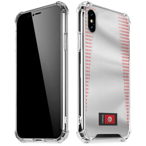 Tunisia Soccer Flag iPhone XS Max Clear Case