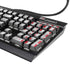 Tunisia Soccer Flag K95 RGB PLATINUM Mechanical Gaming Keyboard Skin