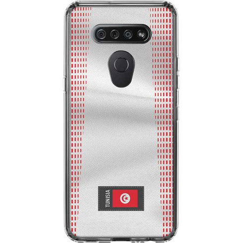 Tunisia Soccer Flag LG K51/Q51 Clear Case