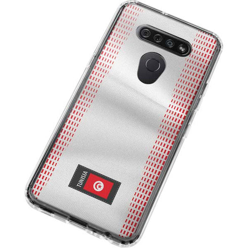 Tunisia Soccer Flag LG K51/Q51 Clear Case