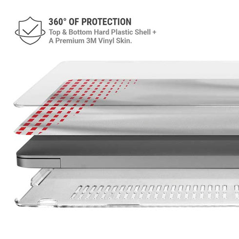 Tunisia Soccer Flag MacBook Pro 16in (2021-25) Case plus Skin