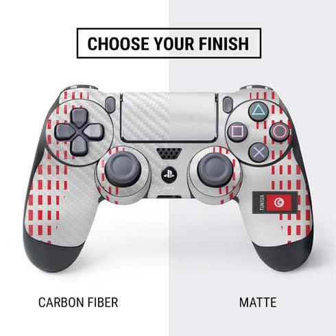 Tunisia Soccer Flag PS4 Controller Skin