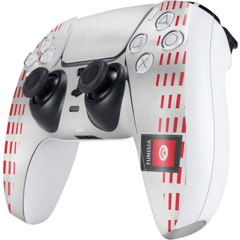Tunisia Soccer Flag PS5 Controller Skin