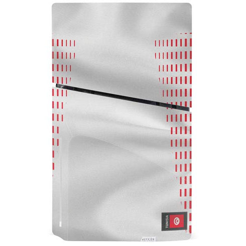 Tunisia Soccer Flag PS5 Slim Disk Console Skin
