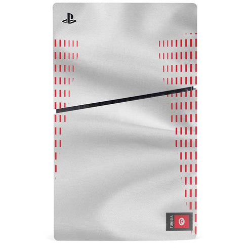 Tunisia Soccer Flag PS5 Slim Digital Edition Console Skin