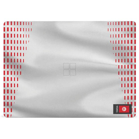 Tunisia Soccer Flag Surface Laptop 2 Skin