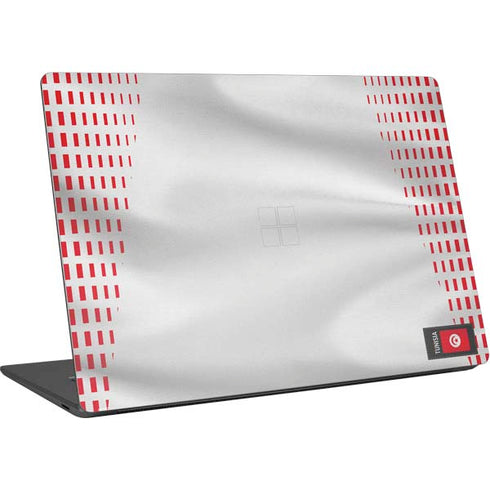 Tunisia Soccer Flag Surface Laptop 4 15in Skin