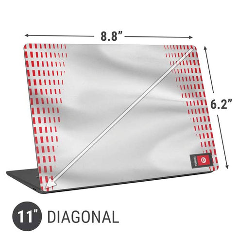 Tunisia Soccer Flag Universal Laptop 11in (8.8 x 6.2in) Skin