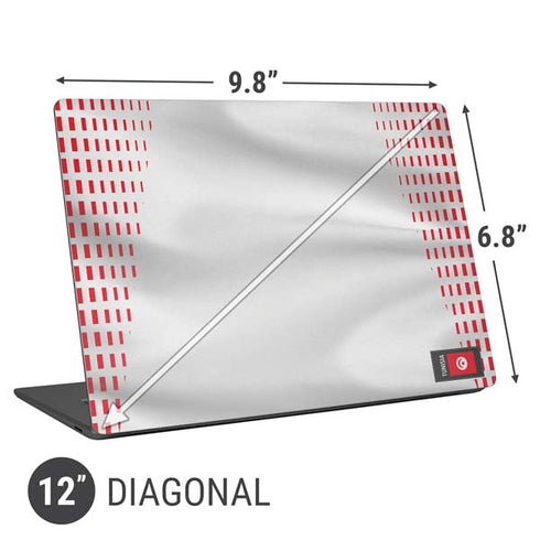Tunisia Soccer Flag Universal Laptop 12in (9.8 x 6.8in) Skin