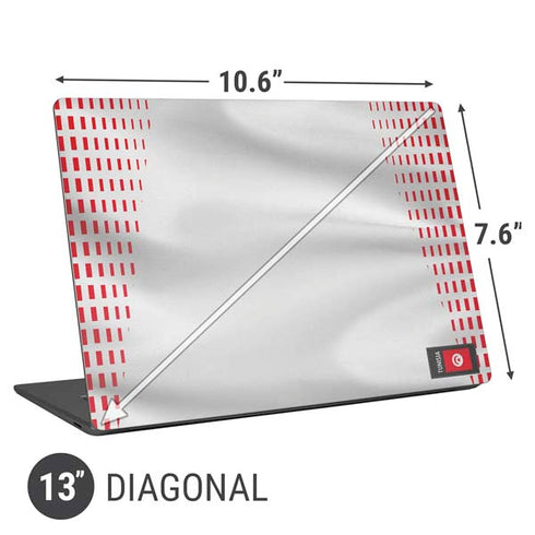 Tunisia Soccer Flag Universal Laptop 13in (10.6 x 7.6in) Skin