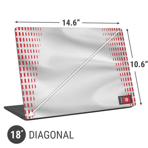 Tunisia Soccer Flag Universal Laptop 18in (14.6 x 10.6in) Skin