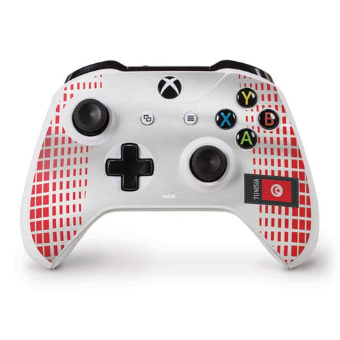 Tunisia Soccer Flag Xbox One S Controller Skin
