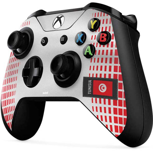 Tunisia Soccer Flag Xbox One X Controller Skin