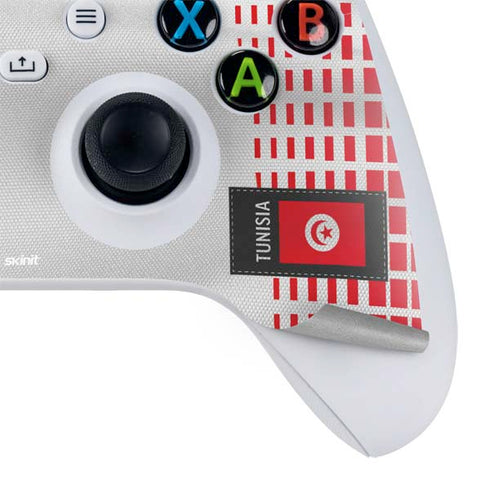 Tunisia Soccer Flag Xbox Series S Controller Skin