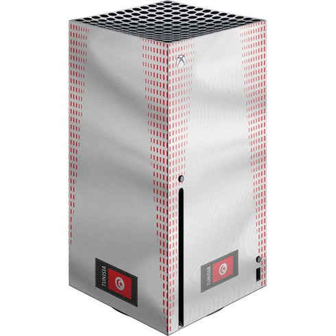 Tunisia Soccer Flag Xbox Series X Console Skin