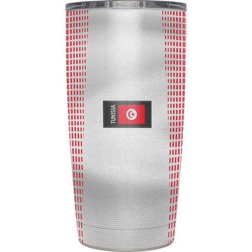 Tunisia Soccer Flag Yeti 20oz Tumbler Skin