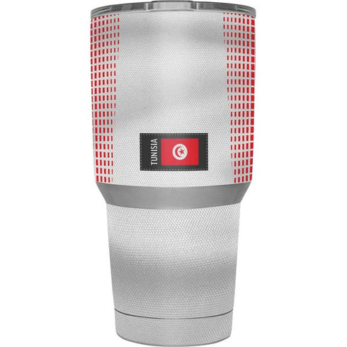 Tunisia Soccer Flag Yeti 30oz Rambler Tumbler Skin