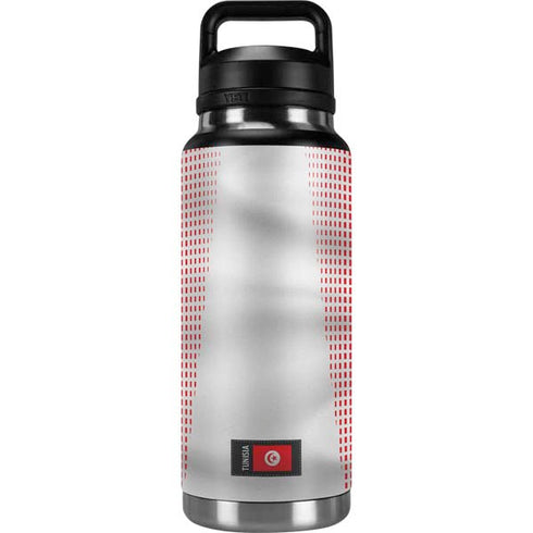 Tunisia Soccer Flag YETI Rambler 36oz Bottle Skin