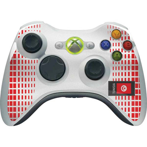 Tunisia Soccer Flag Xbox 360 Wireless Controller Skin