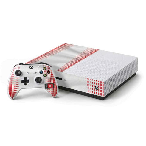 Tunisia Soccer Flag Xbox One S Console and Controller Bundle Skin