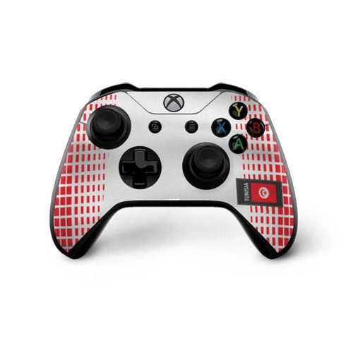 Tunisia Soccer Flag Xbox One X Controller Skin
