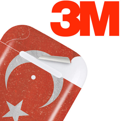 Turkish Flag Distressed Apple AirPods 2 Skin