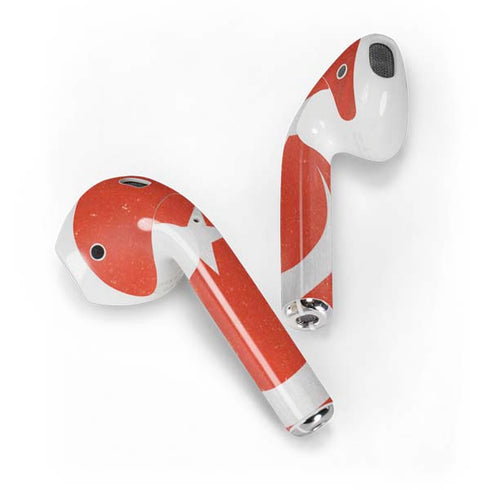 Turkish Flag Distressed Apple AirPods Skin