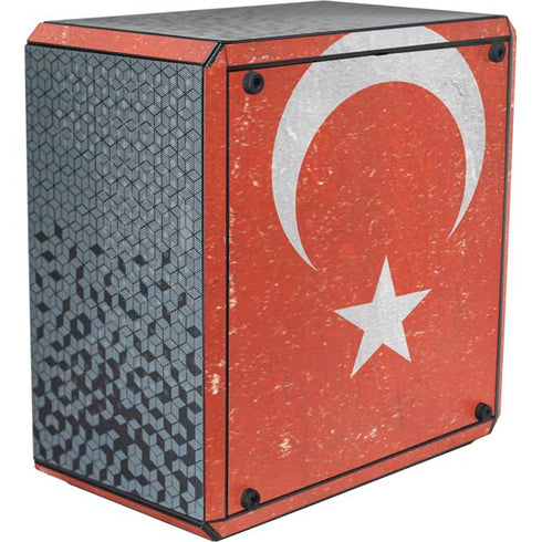 Turkish Flag Distressed Cooler Master MasterBox Q300L Mini Tower Skin