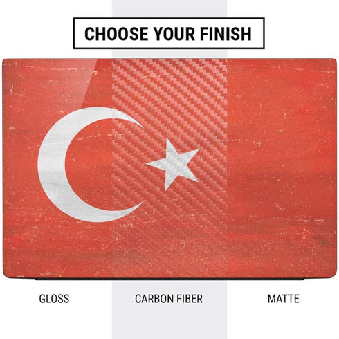 Turkish Flag Distressed Dell Vostro Skin