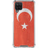 Turkish Flag Distressed Galaxy A12 Clear Case