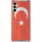 Turkish Flag Distressed Galaxy A13 5G Clear Case