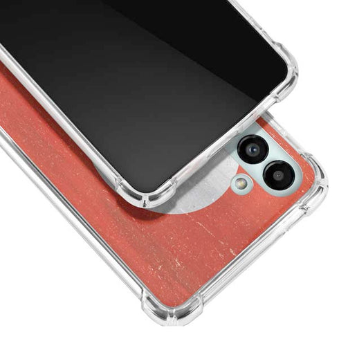 Turkish Flag Distressed Galaxy A13 5G Clear Case