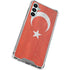 Turkish Flag Distressed Galaxy A14 5G Clear Case