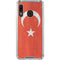 Turkish Flag Distressed Galaxy A30 Clear Case