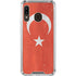 Turkish Flag Distressed Galaxy A30 Clear Case