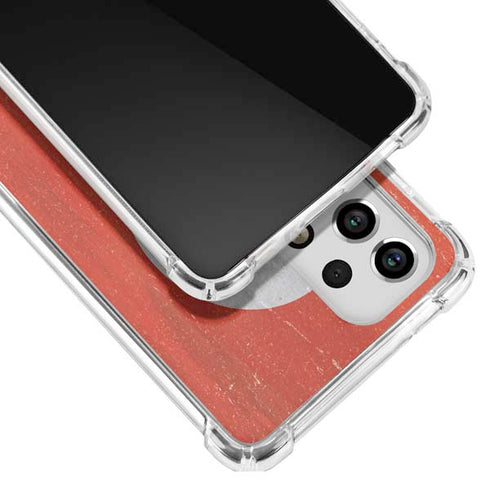 Turkish Flag Distressed Galaxy A33 5G Clear Case