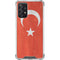 Turkish Flag Distressed Galaxy A72 5G Clear Case