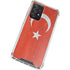 Turkish Flag Distressed Galaxy A72 5G Clear Case