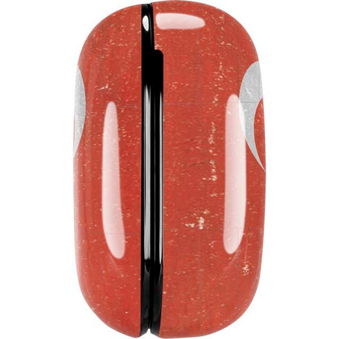 Turkish Flag Distressed Galaxy Buds Live Skin